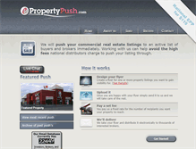 Tablet Screenshot of epropertypush.com